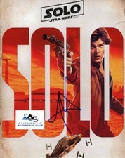 ALDEN EHRENREICH AUTOGRAPH SIGNED 8X10 PHOTO SOLO STAR WARS HAN SOLO COA ALDEN EHRENREICH AUTOGRAPH SIGNED 8X10 PHOTO SOLO STAR WARS HAN SOLO COA