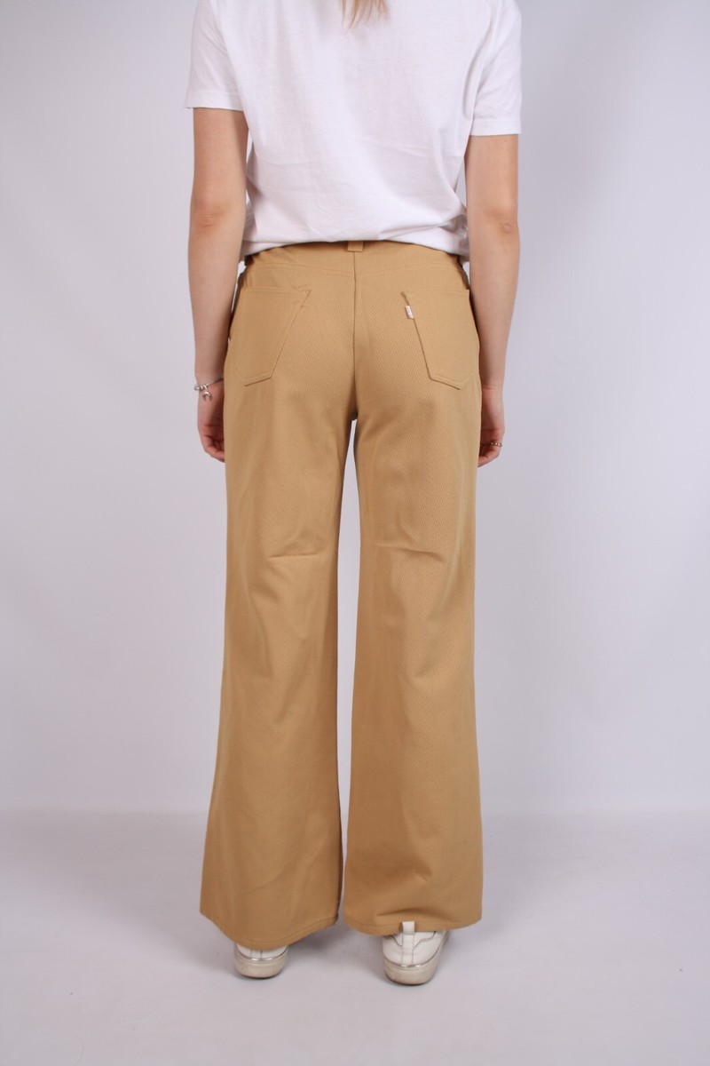 Vintage 70s Levis for Gals Pants Flared Wide Leg big E Scovill Zip  