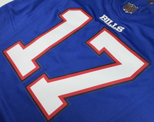 Large Josh Allen #17 Vapor FUSE Jersey Blue Buffalo Bills Authentic - Picture 4 of 10