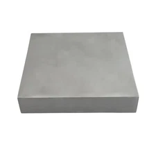 Premium Bench Steel Block Square Double Sided Mirror Finish 4" x 4" x 3/4"