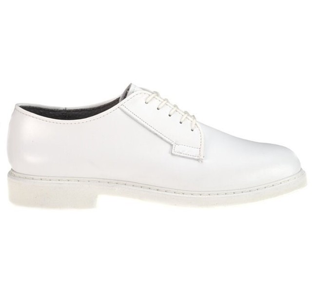 Bates Lites Mens White Leather Naval Oxford Shoe Size 13 D 00131 Dress