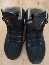 Wanderschuhe Herren Meindl Grösse 43 gefüttert schwarz Leder kaum getragen