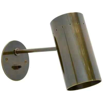 Cylinder Style Sconce Mid Century Focus Lighting Handmade Wall Sconce Lamp