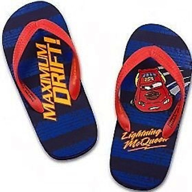 lightning mcqueen flip flops