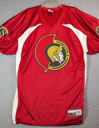 Ottawa Senators Football America T-shirt Men's XL Red Soccer Short Sleeves