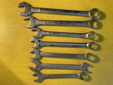 7 PC. Metric Combination Wrench Set 12MM-19MM  NAMEBRANDS  USED LOT 19