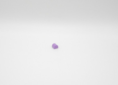 Lego PLATE 1X1X2/3, OUTSIDE BOW Medium Lavender 6261546 49307 PK2