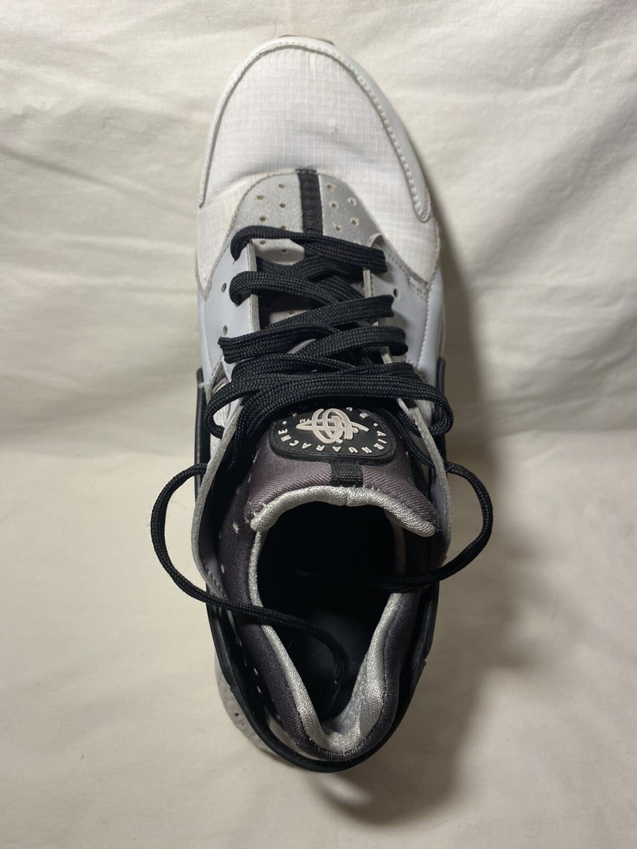 Rare Nike Huarache Size 12 Platinum/Black/Wolf grey | eBay display picture 1