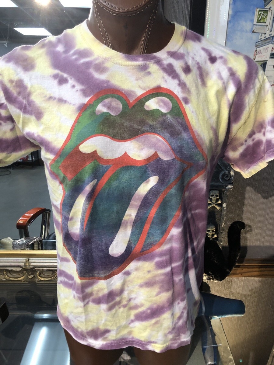 The Rolling Stones Tongue Large Tie Dye T-Shirt 2020 Mick Jagger