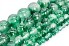 Forest Green Malaysian Jade Beads Grade AAA Round Loose Beads 6/7-8/10/12MM