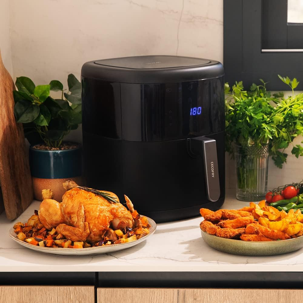 Friggitrice ad Aria Cecofry Bombastik 6000 Full. Air Fryer 1700 W, Capacità 6 L, foto 6