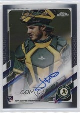 2021 Topps Chrome Rookie Auto Jonah Heim #RA-JH Auto 0f5t