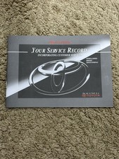 Toyota Prado Service History Book Blank For All Models