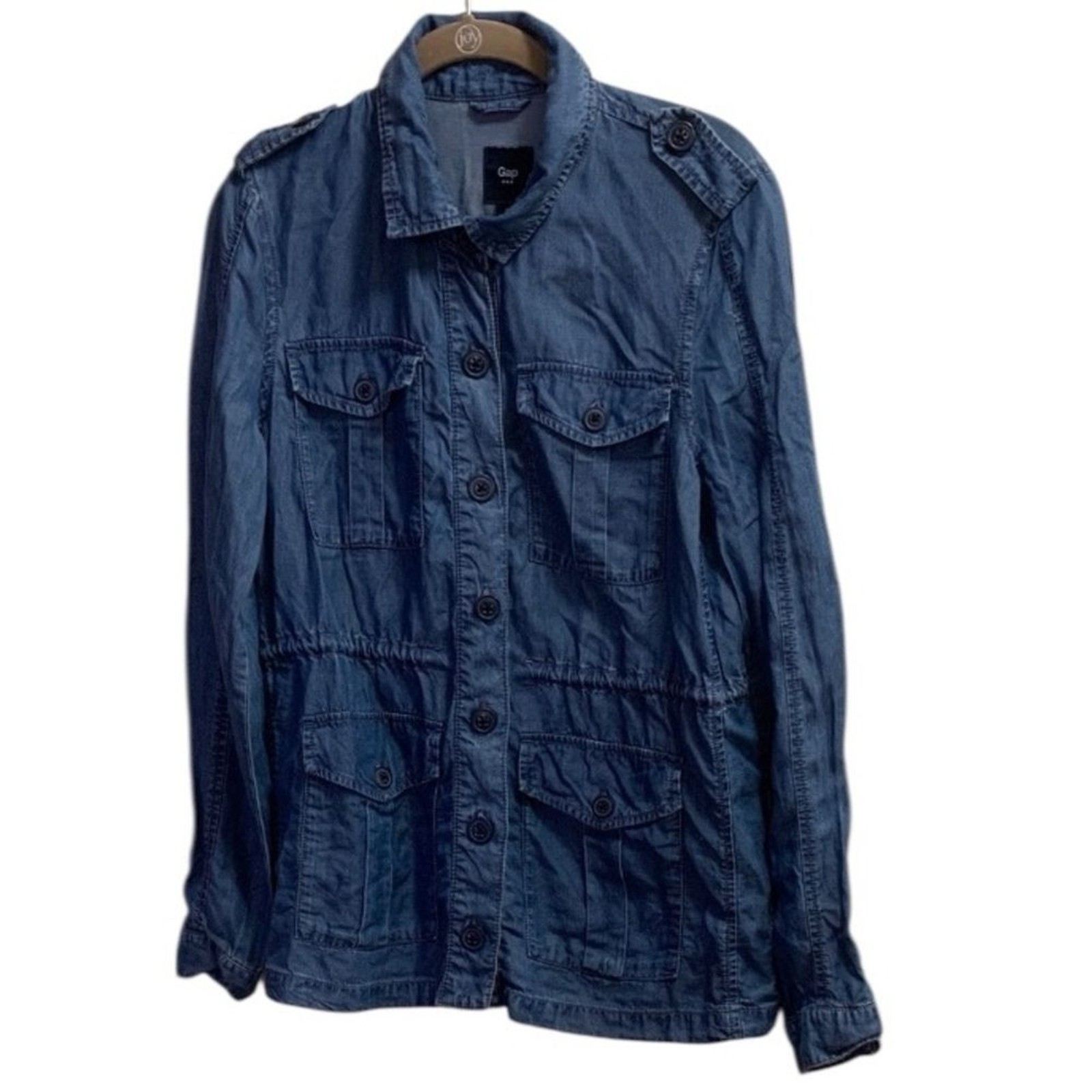 Gap Denim Chambray Utility Shacket Jacket Women’s… - image 1