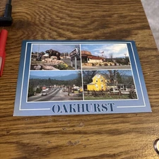 Oakhurst California Multi View Postcard