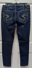 EUC Women's Silver Suki Mid Skinny Stretch Jeans 31x31. Great 4 Back To School