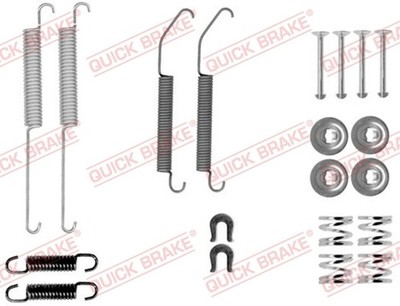 Zubehörsatz Bremsbacken QUICK BRAKE 105-0033 für NV200 NISSAN EVALIA ZERO ION 6