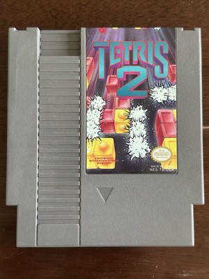 Tetris 2 (Nintendo Entertainment System, 1993)Authentic,Tested Working