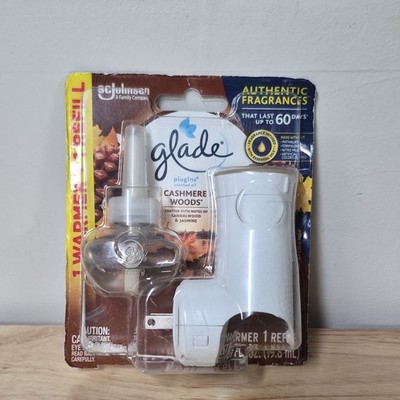 Glade PlugIns Cashmere Woods Scented Oil Warmer Refill 0.67 fl oz Deodorizer