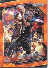 2025 Panini Prizm WNBA #47 Rayah Marshall Orange Ice Prizms