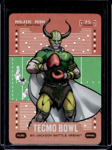 2026 Bo Jackson Battle Arena Tecmo Bowl Majik Man First Red Battlefoil #R130
