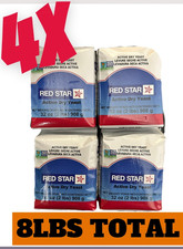 Red Star Active Dry Yeast- (2 lbs / 32oz) 4PACK
