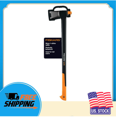 Fiskars X27 Super Splitting Axe 36'' Shock-Absorbing Handle Firewood Logs Wood