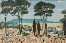 Eric BATTISTA : L'étang de Thau, LITHOGRAPHIE originale signée, 1983