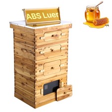 VEVOR Bienenbeute Zander 40-Rähmchen Bienenstock Bienenkasten Imkereibedarf