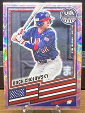Roch Cholowsky 2026 Panini USA Stars & Stripes CHERRY BLOSSOM 11/20 JERSEY#