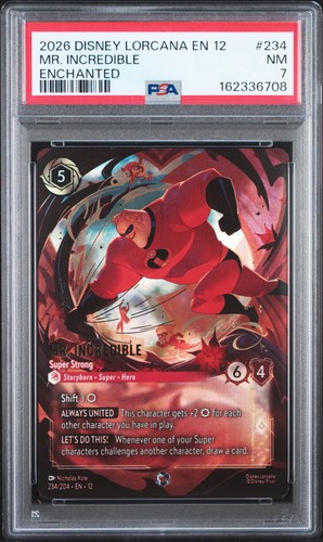 Mr. Incredible - Super Strong graded PSA 7 for sale on eBay