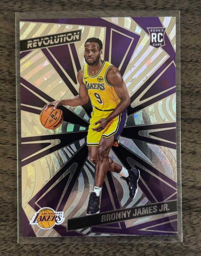 2024-25 Panini Revolution Bronny James Jr. Astro Rookie Card #118 RC Lakers