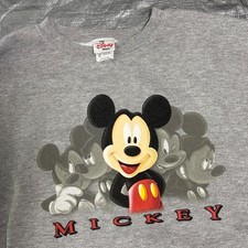 90s Disney Mickey Mouse gray crewneck