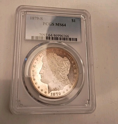 1879 S MORGAN Silver Dollar PCGS MS64 (Nice Reflections)