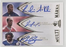 2008 SP Rookie Threads Multi-Marks Triple 50/55 Leodis McKelvin #MMT-14 Auto 0af