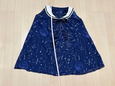 Preview of Angelic Pretty Cosmic Sailor Dress Navy Star Moon Constellation Lolita Japan