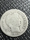 1907-s Barber Dime, Better Date, 99c Shipping