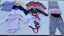 12 Month Baby Girl Bodysuit  Pajamas Bundle