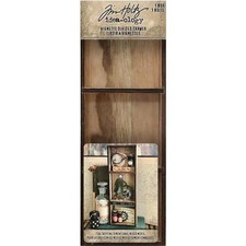 Tim Holtz Idea-ology Vignette Divided Drawer 3.5"x10" - 3 Compartment TH93793