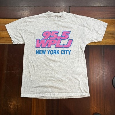 WPLJ Rocky Allen Showgram on Broadway T Shirt L NYC Radio Station 95.5 on Back