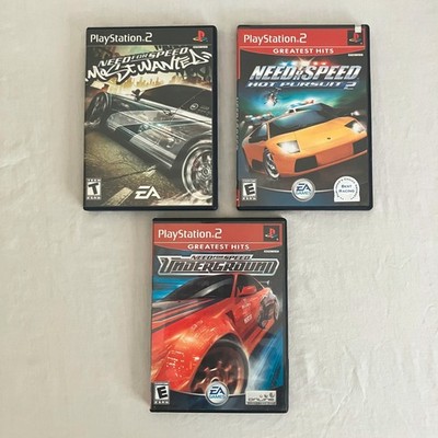 PS2 PlayStation 2 Need for Speed Most Wanted / Underground / Hot Pursuit 2 PICS!