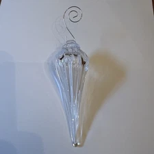 Simon Pearce 2013 Glass Ornament - 6” With Original Box