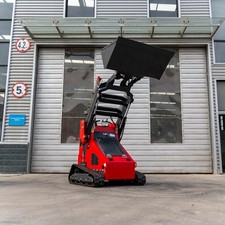 Crawler Mini Skid Steer Loader With Epa Double Cylinder Petrol Engine 23hp