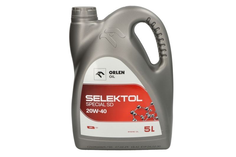 Fits ORLEN SELEKTOL SP  SD 20W40 5L Engine Oil 20W40 5l SELEKTOL QFO8 ⭐UK Stock⭐