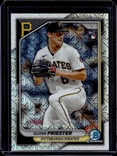 2024 Bowman Chrome Mega Box - Quinn Priester #67 M/B Mojo Refractor (RC) 
