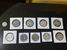 10 Old Silver Canadian Dollars Lot