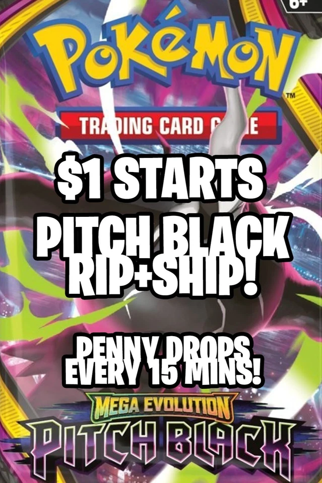 🔥PITCH BLACK!🔥 RIP+SHIP