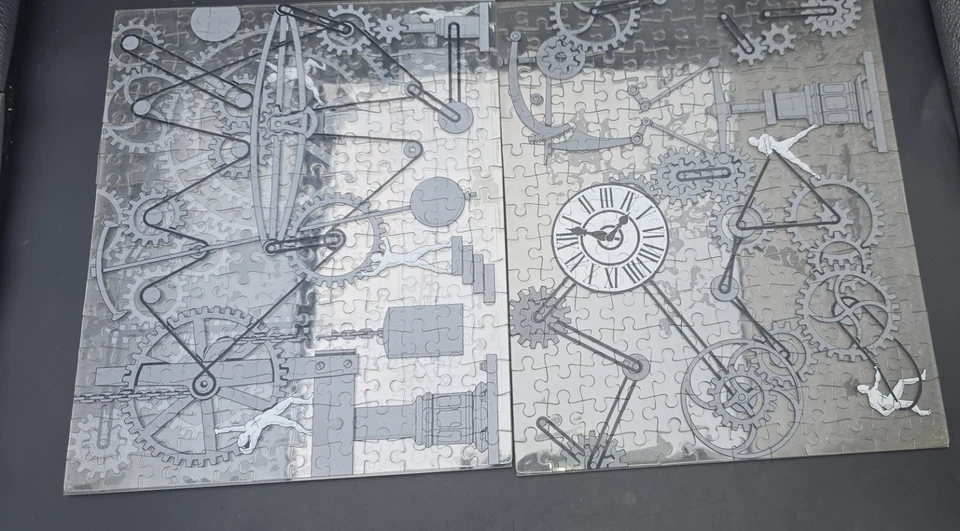 RARO ROMPECABEZAS DE COLECCIÓN 1992 Crystal Lines Ver a través 3D Steampunk Australia Difícil LEER Foto 2 de 4