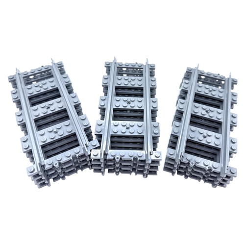 LEGO® City Eisenbahn 3x4 neue gerade Schienen (12 Stück) | 60197 60198 60336 - Picture 2 of 9