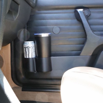 BMW E30 Door Pocket Cup Holder Replacement  BLACK  Right - Replaces 51411911192